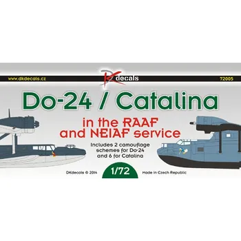 Plastikový model 1/72 Do-24 & Catalina in RAAF and NEIAF (6x camo)