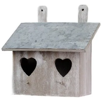 Hnízdní budka Budka ptačí se srdíčky|Ego Dekor