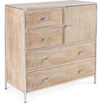 Komoda BIZZOTTO Dřevěná komoda ADIVA světlá 0746444