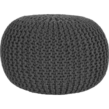 Sedací pytel LABEL51 Pletený puf GEBREID antracit M Color: Anthracite SH-24.058