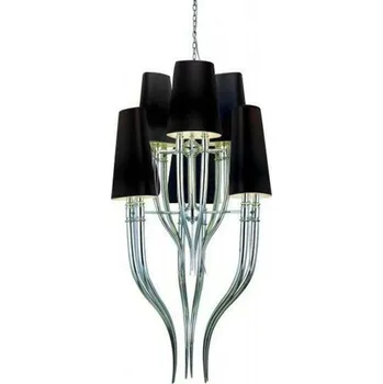 Závěsné svítidlo AZzardo Diablo 3+3 black AZ1417 E14 12x11W IP20 61cm černé