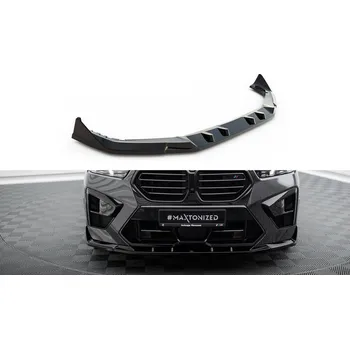 Karosérie Spojler pod nárazník lipa V.2 BMW X5 M F95 Facelift černý lesklý plast