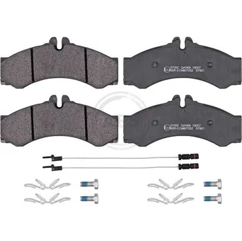 Brzdová destička Sada brzdových destiček, kotoučová brzda A.B.S. 37000