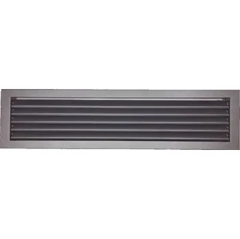 Větrací mřížka LAgrid s.r.o. Krbová rovná lamelová mřížka 60x15 Exteriér Antracit