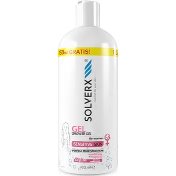 Sprchový gel Solverx Sensitive Skin sprchový gel pro ženy, 400 ml