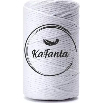 Příze Macrame příze KaFanta PREMIUM 3mm/200m - white