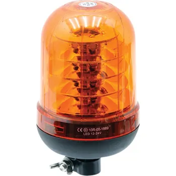 Maják LED maják výstražný 12V/24V s 24 LED diod a s flexibilní podstavou