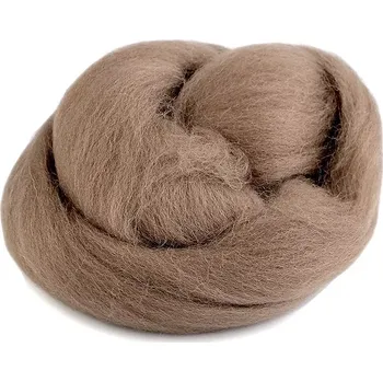 Ovčí rouno Ovčí rouno česané - hnědá velbloud