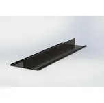 Rozdělovací lišta pro nízkou krytinu 3 bm Hnědá (RAL 8019)