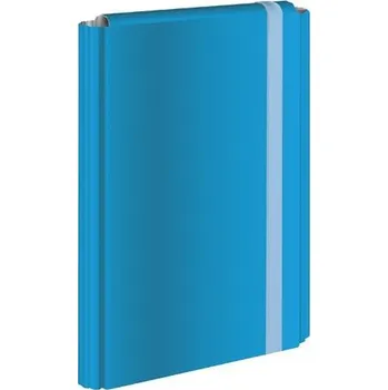 Set školních potřeb Teczka z gumką A4 twarda oprawa niebieska