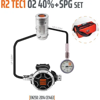 Regulátor Tecline R2 TEC1 STAGE SET s manometrem do 40%