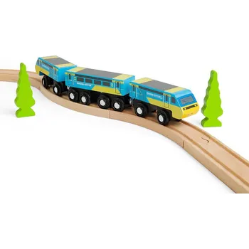 Vláček a vláčkodráha Bigjigs Rail Vlak Intercity 125