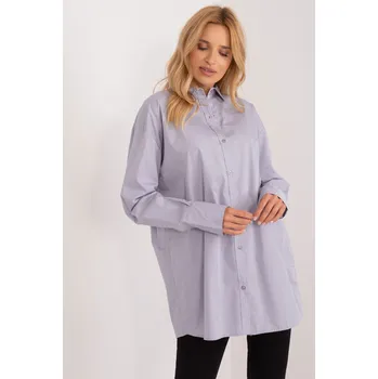 Dámská košile FPrice Oversize košile Sofia šedá Velikost: S