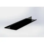 Rozdělovací lišta pro nízkou krytinu 1 bm Černá (RAL 9005)