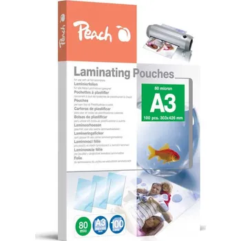 Laminovací fólie Peach PEACH laminovací fólie A3 - 100 ks, 80 mic, MATNÉ, S-PP580-15 S-PP580-15
