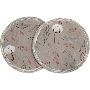 Těhotenské spodní prádlo Breberky BIO Vložky do podprsenky - Bavlnka (bavlněný úplet)