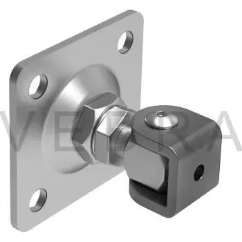 pant Stavitelný pant M20 s plotnou 100x100 mm (Stavitelný pant s plotnou a kontramatkou)