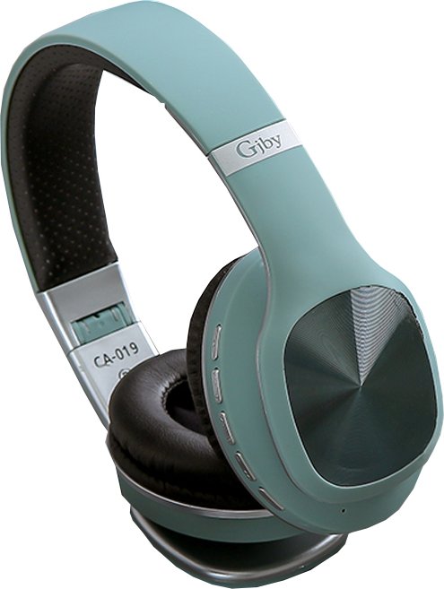 DeTech Gjby CA-019 Bluetooth Sluchátka, tyrkysová