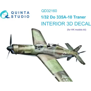 Plastikový model Quinta studio 1/32 Do 335A-10 3D-Print.&col.Interior (HKMOD)