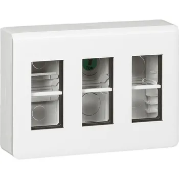 Elektroinstalační materiál LEG 078887L MOSN POVRCH. WS KIT 3X4M BÍL