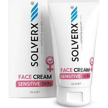Pleťový krém Solverx Sensitive pleťový krém určený pro citlivou ženskou pokožku, 50 ml