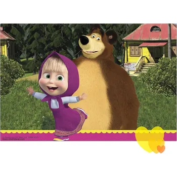 Jednorázový ubrus PROCOS Ubrus MÁŠA A MEDVĚD