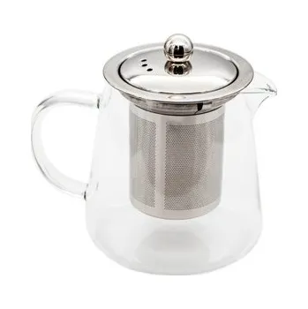 Konvice na čaj Konvice sklo/nerez s filtrem 600ml MEYERHOFF
