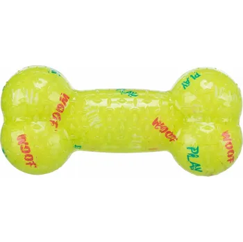 Pro psa Házecí různobarev. kost se zvukem,termoplast.guma (TPR)17 cm