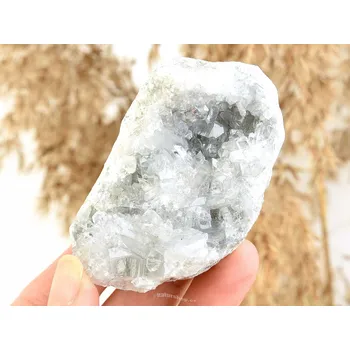 Přírodní kámen Celestýn drúza přírodní (Madagaskar) 197g