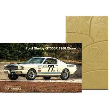 Čokoláda Čokoládovna Troubelice Čokoláda "Ford Shelby GT350R Clone", 45g - AMERIKY Varianta: bílá 40%