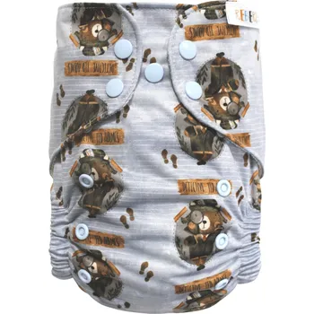 Plena Breberky BIO Bambusová kapsová plenka (M) - Detektiv Ted PAT