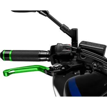 Motodíl Páčka brzdy bez adaptéru PUIG 3.0 110VP skládací zelená/stříbrná