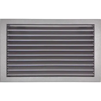Větrací mřížka LAgrid s.r.o. Krbová rovná lamelová mřížka 40x25 Exteriér Antracit