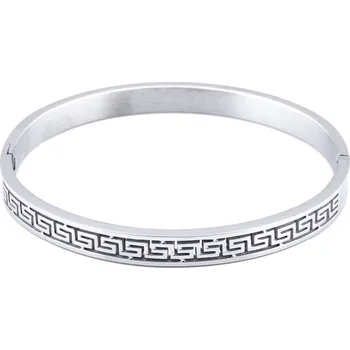 Náramek biju Náramek z chirurgické oceli, obvod , 2001668 s řeckým vzorem 1668