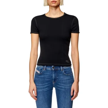 Dámské tričko TRIČKO DIESEL T-ELE-LONG-N2 T-SHIRT BLACK4