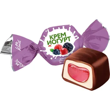 Bonbon KREM-JOGURT chuť lesních plodů Konti