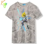 CHLAPECKÉ TRIČKO šedé Kugo GC8603 (Chlapecké tričko s krátkým rukávem)