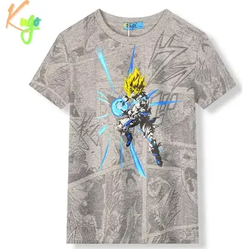 CHLAPECKÉ TRIČKO šedé Kugo GC8603 (Chlapecké tričko s krátkým rukávem)