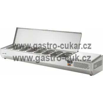 Pizza chladící pultová vitrína Asber GVL-180 (GN1/4)