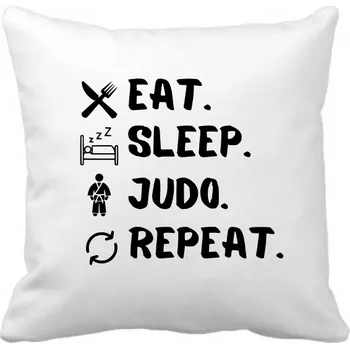 Polštář Fenomeno Polštářek - Eat sleep judo