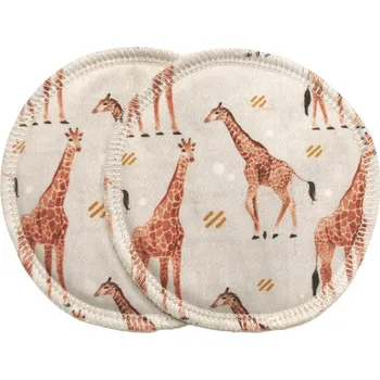 Vložka do podprsenky Breberky BIO Vložky do podprsenky - Žirafa (PUL)