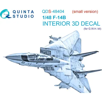 Plastikový model Quinta studio 1/48 F-14B 3D-Print.&col.Interior (GWH) SMALL
