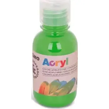 Vodová barva Akrylové barva PRIMO 125 ml - Světle Zelená Limetková