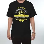 Tričko - Už nejsem nejmladší 50 - M černá
