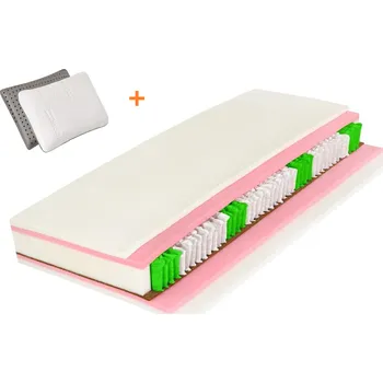 Matrace Tropico AUSTIN AIR LATEX - matrace s multi-taškovými pružinami a latexem – AKCE „Férové ceny“ 90 x 200 cm + polštář Tom Kokos jako dárek!, snímatelný potah