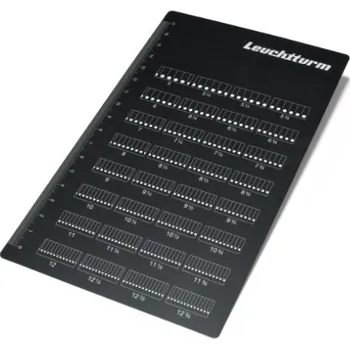 Sběratelství Filatelistický zoubkoměr na známky Leuchtturm ZS