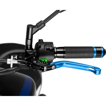 Motodíl Páčka spojky bez adaptéru PUIG 3.0 210AV skládací modrá/zelená