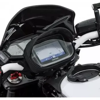 Zavazadlo na motocykl Qbag textilní taška držák na navigaci na řidítka