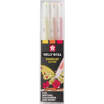 sakura poxpgbsta3d Gelly Roll Stardust - Tématická sada Happy - 3 třpytivé barvy