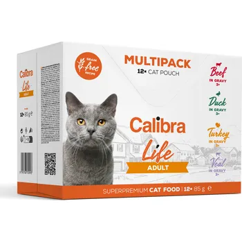 Krmivo pro kočku Calibra Cat Life kapsa Adult Multipack 12x85g (min. odběr 4 ks)